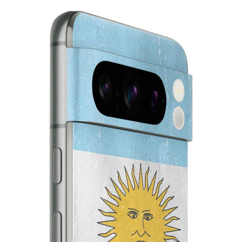 Argentina Flag Distressed Google Pixel 8 Pro Skin